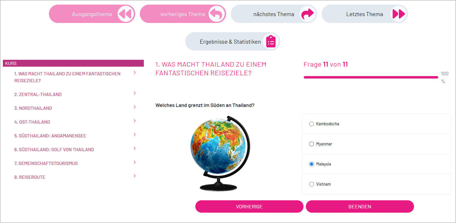 Online QuizManager Courses Navigation between questions Online QuizManager Courses Navigation between questions